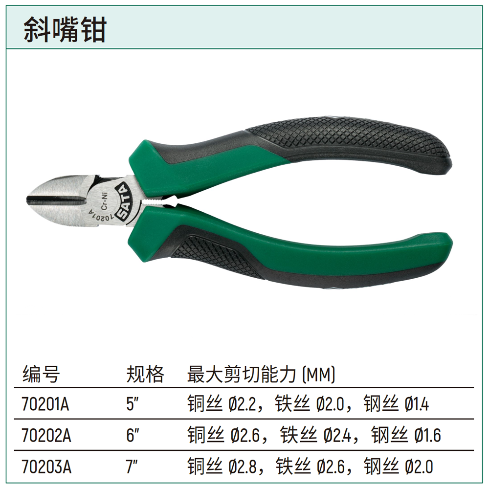 斜嘴钳5"