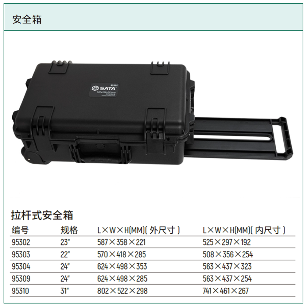拉杆式安全箱23"