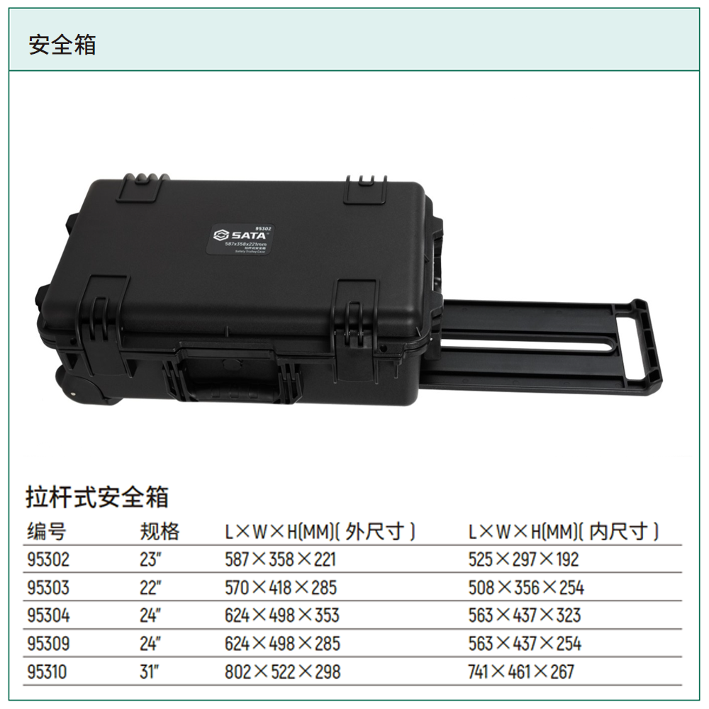 拉杆式安全箱22"