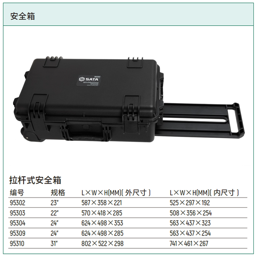 拉杆式安全箱24"