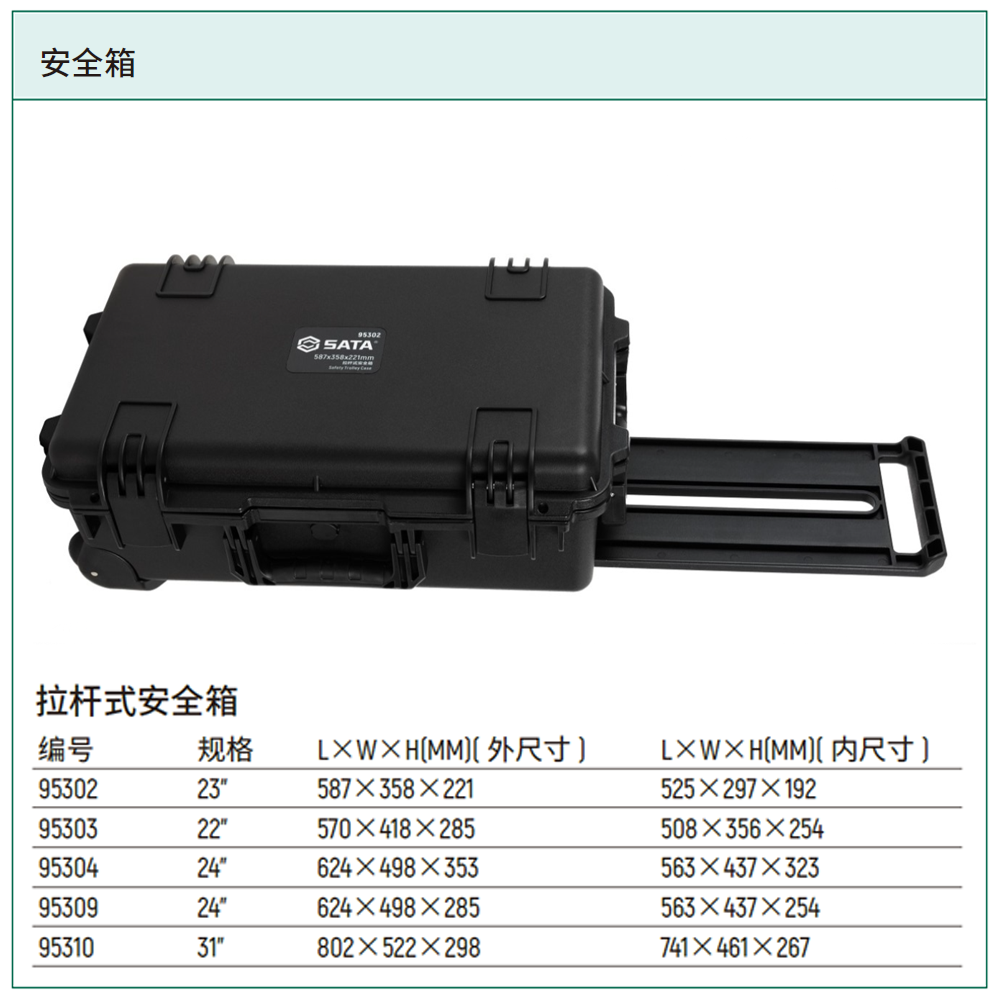 拉杆式安全箱24"